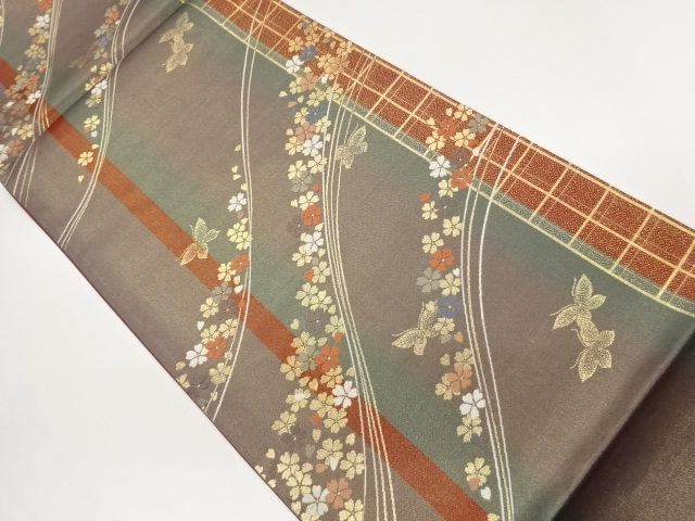 Japanese Kimono / Fukuro Obi Silk